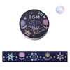 BGM Masking Tape Winter Limited 15mm x 5m Flower Pattern BM-SPLW033