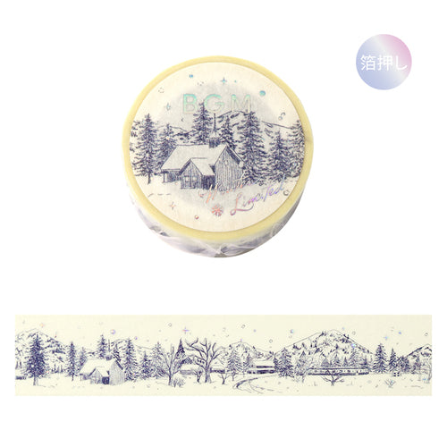 BGM Masking Tape Winter Limited 20mm x 5m Sketch BM-SPLW037