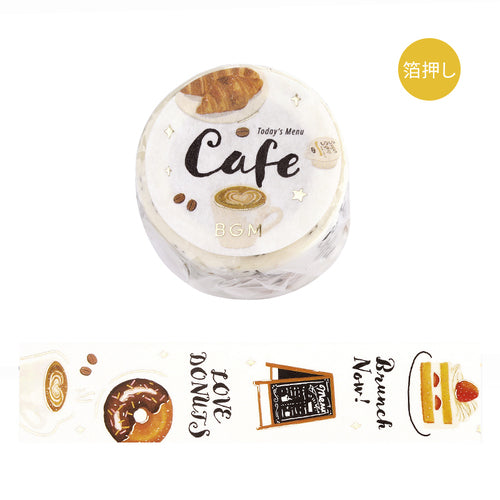BGM Masking Tape Today's Menu/Cafe 30mm*5m Today's Menu/Cafe BM-SBG013