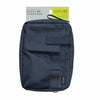 Kutsuwa Pouch Stationery Apron Bag with Gusset Navy BE020NB