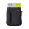 Kutsuwa Pouch Stationery Apron Bag Thin Gusset Black BE025BK