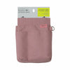 Kutsuwa Pouch Stationery Apron Bag Thin Gusset Pink BE025PK