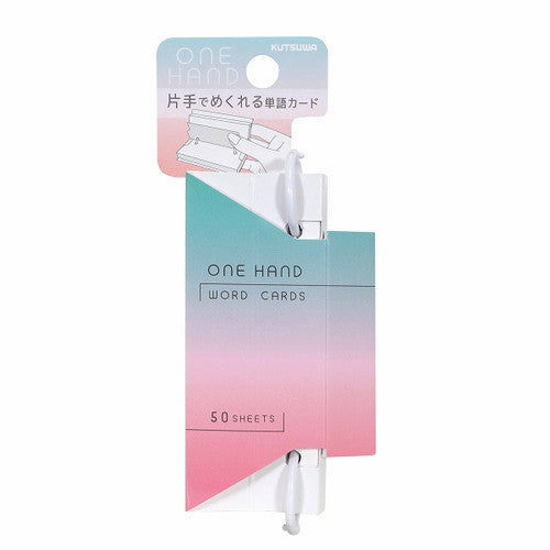 Kutsuwa Word Card One Hand Word Card Large Coral SC235CP
