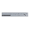 Kutsuwa Ruler Aluminum Ruler 15cm Silver PM514SV