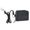 Kutsuwa Wallet Bifold Hook Wallet Black PM510BK