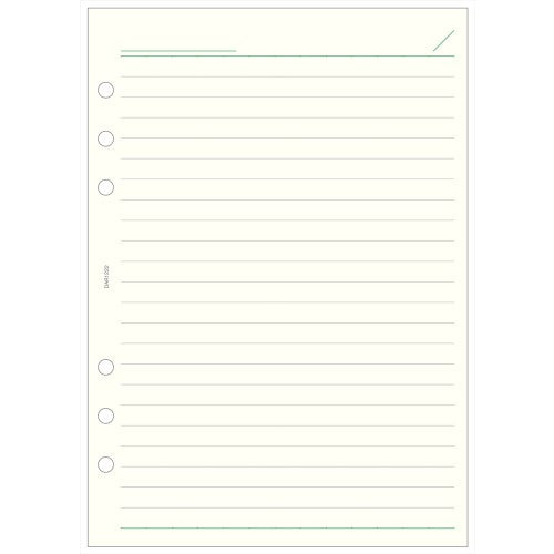 Reimei Notebook Refill Da Vinci Refill Horizontal Lined Notebook (8mm) A5 Size A5 Size Horizontal Ruled DAR1222
