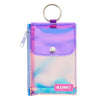 Reimei Pass Case KUM Pass Case with Zipper Pocket Purple Purple KM1244V