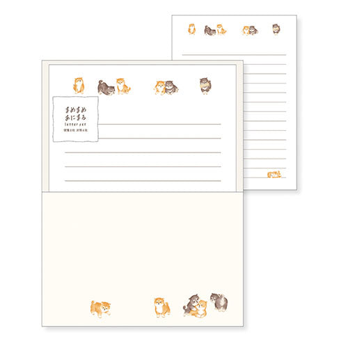 Mind Wave Letter Mamemame Animal Letter Set 57932 Mameshiba 57932