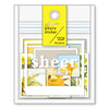 Mind Wave Seal Sheer Photo Sticker Yellow 80579