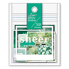 Mind Wave Seal Sheer Photo Sticker Green 80580