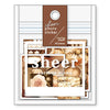 Mind Wave Seal Sheer Photo Sticker Brown 80581