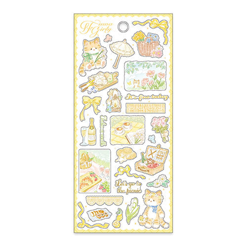 Mind Wave Sticker Fuzzy Girly Sticker Picnic 82104