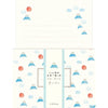 Furukawa Shiko Letter 세트, 스탬프 편지, 8 개 조격부, 4 개 봉투, Nippon Ichi Fujisan LLH1