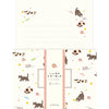 Furukawa Shiko Letter 세트, 스탬프 편지, 8 개 조격부, 4 개 봉투, 롤링 고양이 llh2