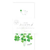 Furukawa Shiko Letter 세트, 오늘의 편지, 4 개의 편지지, 2 개의 수직 봉투, Clover lik1