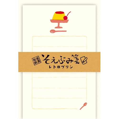 Furukawa Shiko Letter Set, Soebumi Paper, 30 조각의 문구, 5 봉투, 레트로 프린트 LS509