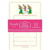 Furukawa Shiko Letter Set, Soebumi 종이, 30 장의 문자 종이, 5 개의 봉투, 댄스 Namaste Yuru India LS528