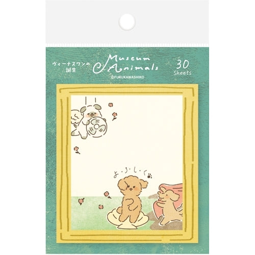 Furukawa Shiko Sticky Notes Museum Animals 30 sheets Birth of Venus One QF170