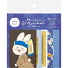 Furukawa Shiko 스티커 데코 스티커 박물관 동물 5 패턴 각 4 장 총 20 장의 총 토끼 QA30