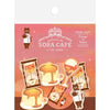 Furukawa Shiko Washi Flake 스티커 Washi Flake 스티커 Soracafe 5 패턴, 각각 4 개, 총 20 장, 저녁 QSA218