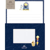 Furukawa Shiko Letter Set Soracafe 6 조각의 문구 및 3 개 봉투 자정 LLL442