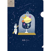 Furukawa Shiko A5 CLEAR 파일 A5 CLEAR 파일 SORACAFE 1 피스 Midnight QE60