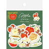 Furukawa Shiko 스티커, 와시 플레이크 스티커, 5 개의 패턴, 각각 4 장, 총 20 장, Apple Shop QSA235