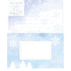 Furukawa Shiko Letter Set, 오늘의 편지 세트, 6 개의 문구, 3 개의 봉투, 스노우 라이트 LLL457
