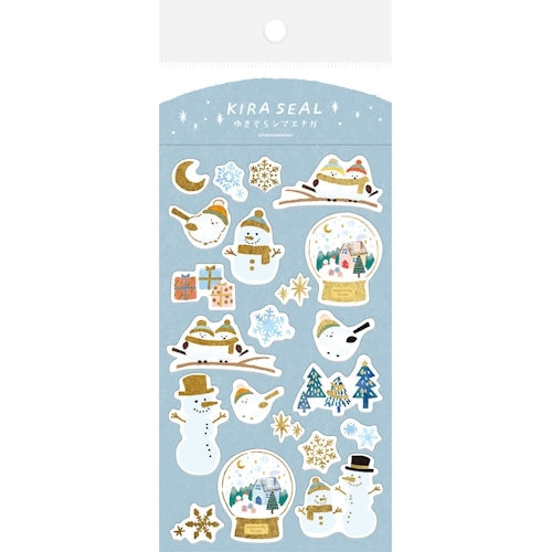 Furukawa Shiko Seal 시트 호일 스탬프 씰 시트 1 Sheet Yukizora Shimaenaga QS256