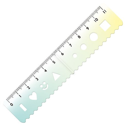Kyoei 플라스틱 자기 북마크 측정 책갈피 11cm 스케일 BMR-11-20