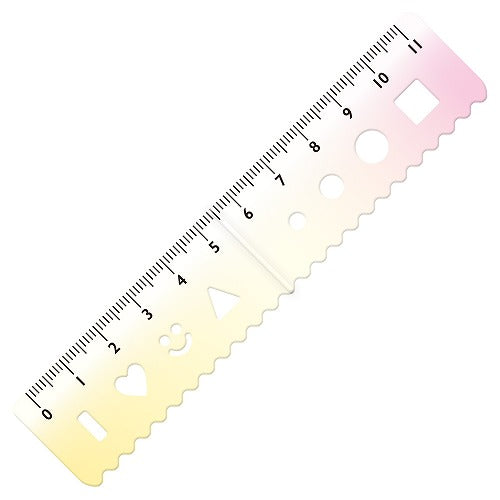 Kyoei 플라스틱 자기 북마크 측정 책갈피 11cm 스케일 BMR-11-21