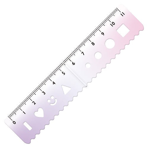 Kyoei 플라스틱 자기 북마크 측정 책갈피 11cm 스케일 BMR-11-24