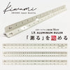 kyoei 플라스틱 통치자 Kiwami Lr 모든 알루미늄 3면 눈금자 흰색 16cm 스케일 (6 패턴) 흰색 ASR-16-W