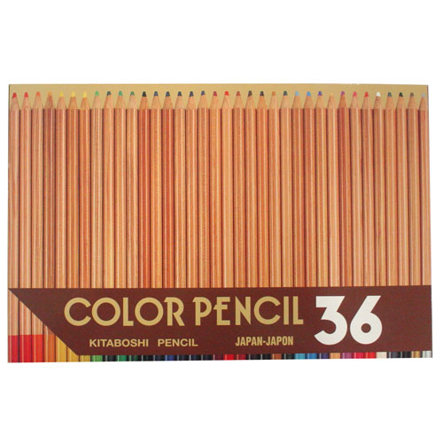 Hokusei Pencil Colored Pencils 36 Colored Pencils in Paper Case 11203