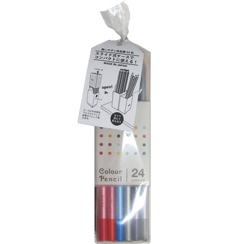 Hokusei Pencil Colored Pencils Easy to Use Colored Pencils 24 Colors 10024